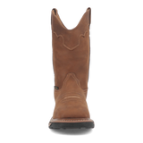 Dan Post Blayde Steel Toe Waterproof Leather Work Boots - Saddle Tan
