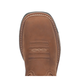 Dan Post Blayde Steel Toe Waterproof Leather Work Boots - Saddle Tan