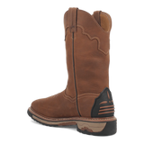 Dan Post Blayde Steel Toe Waterproof Leather Work Boots - Saddle Tan