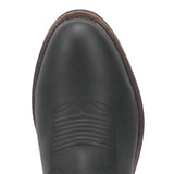 Botas de trabajo de cuero impermeables Dan Post Albuquerque - Negras