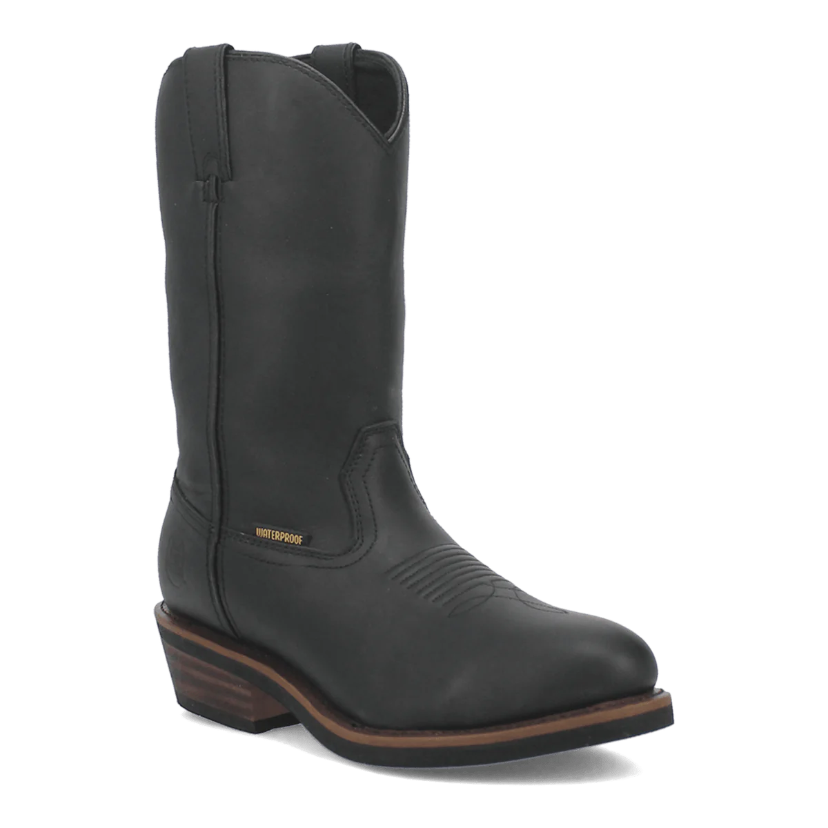 Dan Post Albuquerque Waterproof Leather Work Boots - Black