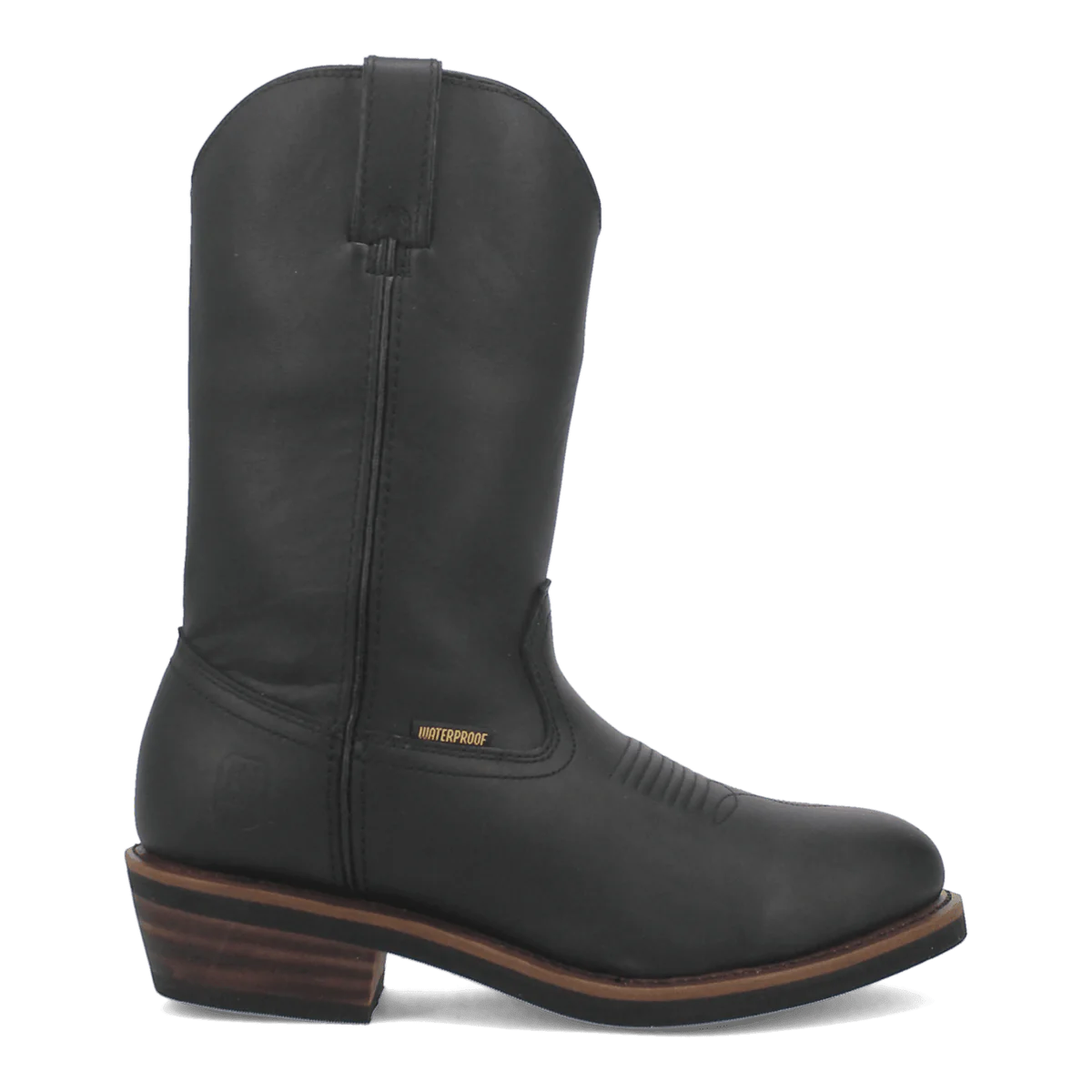 Dan Post Albuquerque Waterproof Leather Work Boots - Black