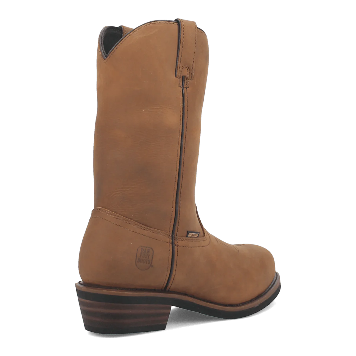 Dan Post Albuquerque Waterproof Steel Toe Leather Work Boots - Midbrown