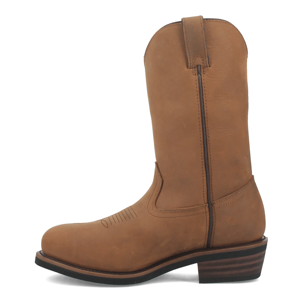 Dan Post Albuquerque Waterproof Steel Toe Leather Work Boots - Midbrown