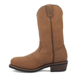 Dan Post Albuquerque Waterproof Steel Toe Leather Work Boots - Midbrown