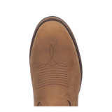 Dan Post Albuquerque Waterproof Steel Toe Leather Work Boots - Midbrown