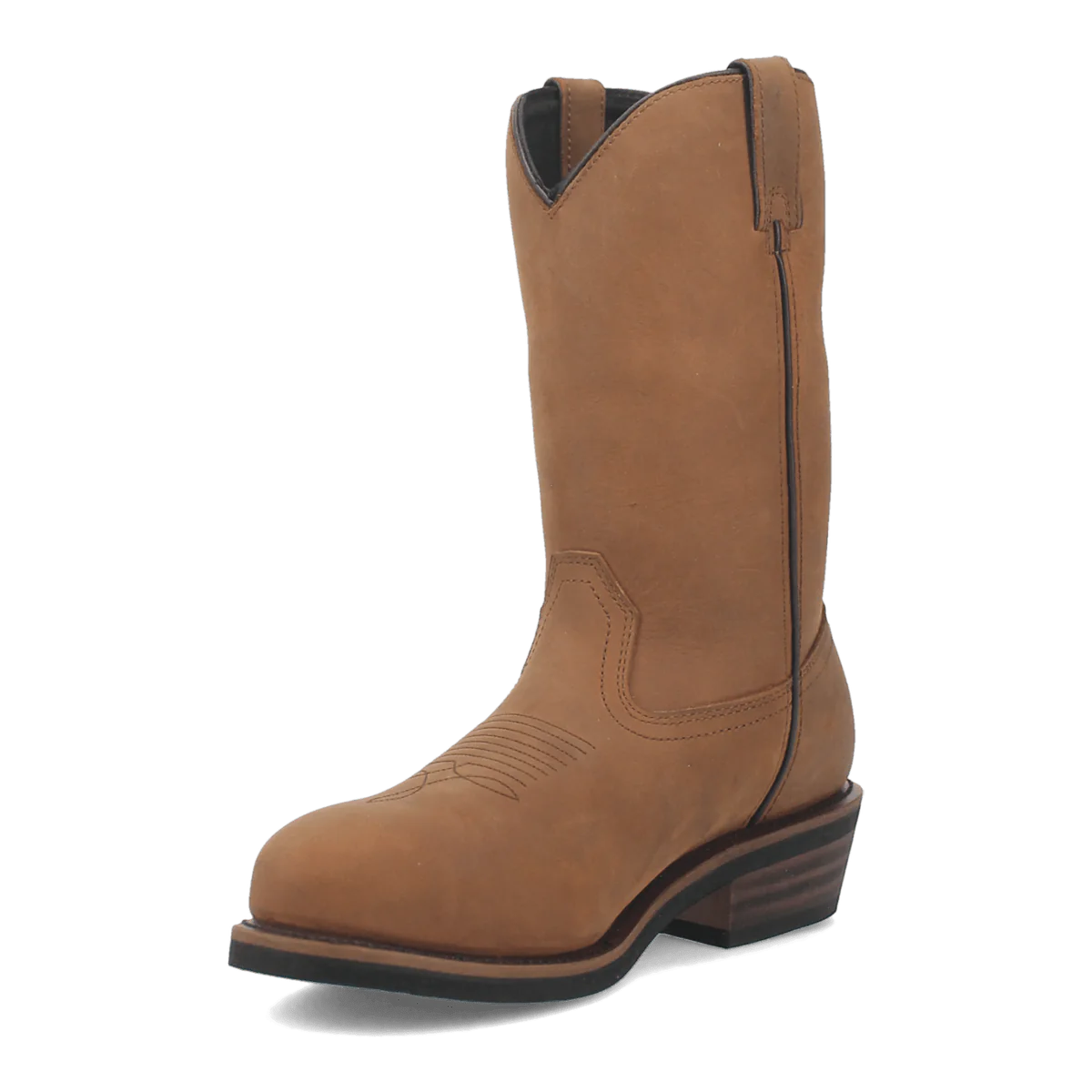 Dan Post Albuquerque Waterproof Steel Toe Leather Work Boots - Midbrown
