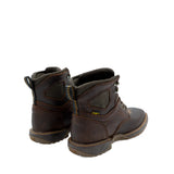 Cebu Hawk Lace-Up Square Toe Ankle Work Boots - Soft Toe (Brown)