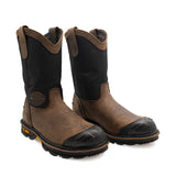 Cebu HL200 Heavy Duty Pull On 10" Work Boots - Soft Toe