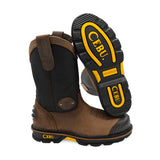 Cebu HL200 Heavy Duty Pull On 10" Work Boots - Soft Toe