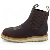 Botas de trabajo Silver Bull de doble densidad con punta cuadrada - Ocre