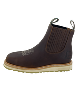 Silver Bull Square Toe Double Density Work Boots - Ocre