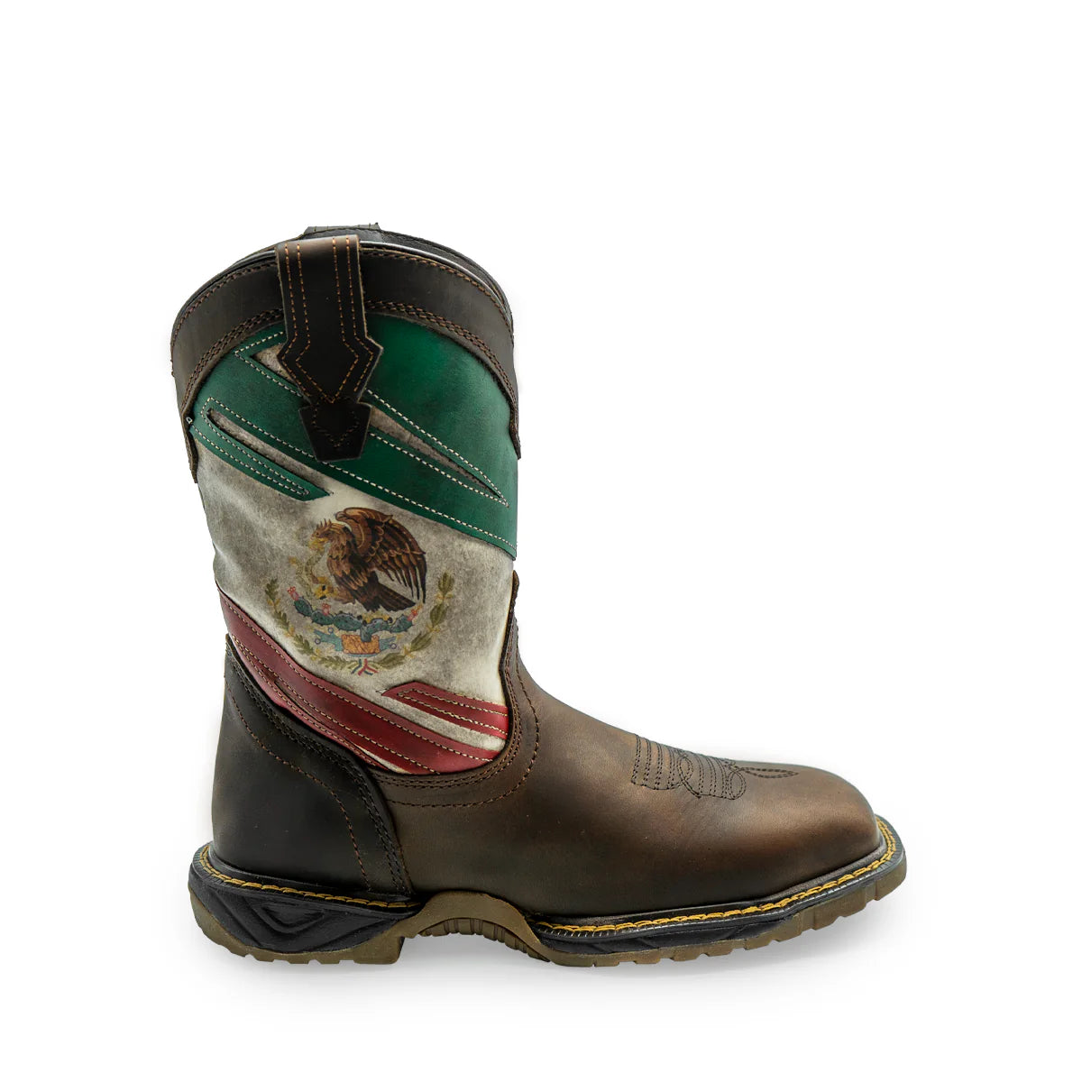 Cebu Patriot MEX Wellington 10" Square Toe Work Boots - Soft Toe