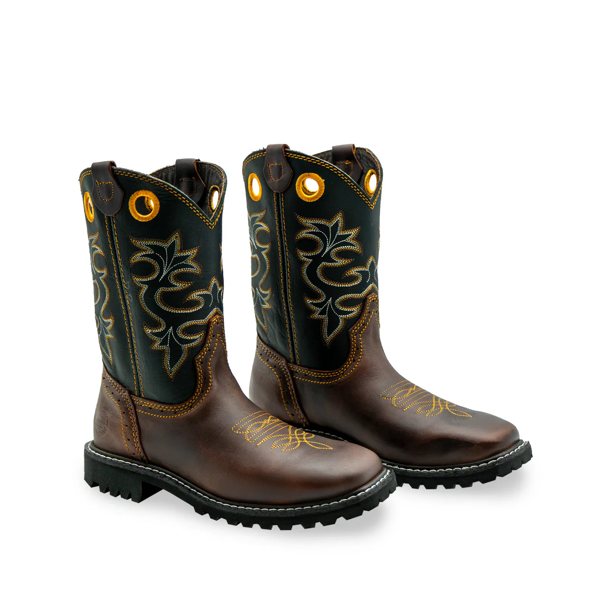 Cebu Tracker Pull On 10" Western Work Boots - Steel Toe