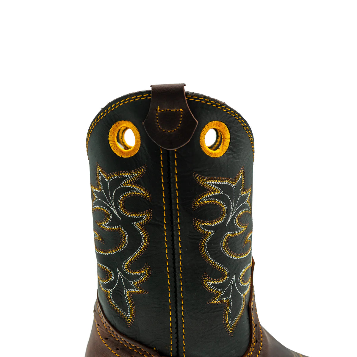 Cebu Tracker Pull On 10" Western Work Boots - Steel Toe