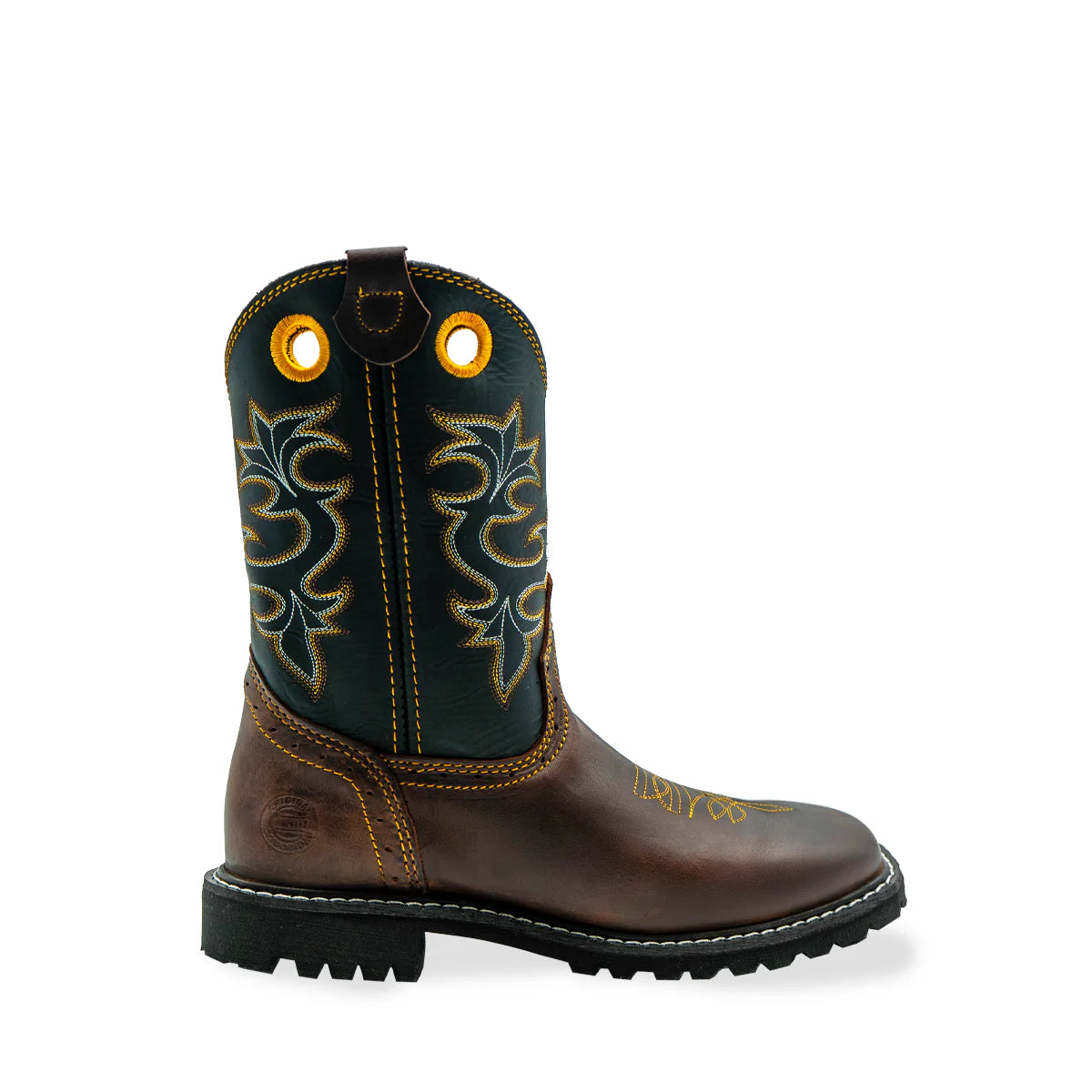 Cebu Tracker Pull On 10" Western Work Boots - Steel Toe