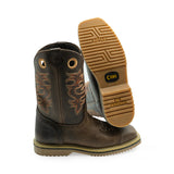 Cebu PR Rayas Wellington Pull On 10" Square Toe Work Boots - Soft Toe