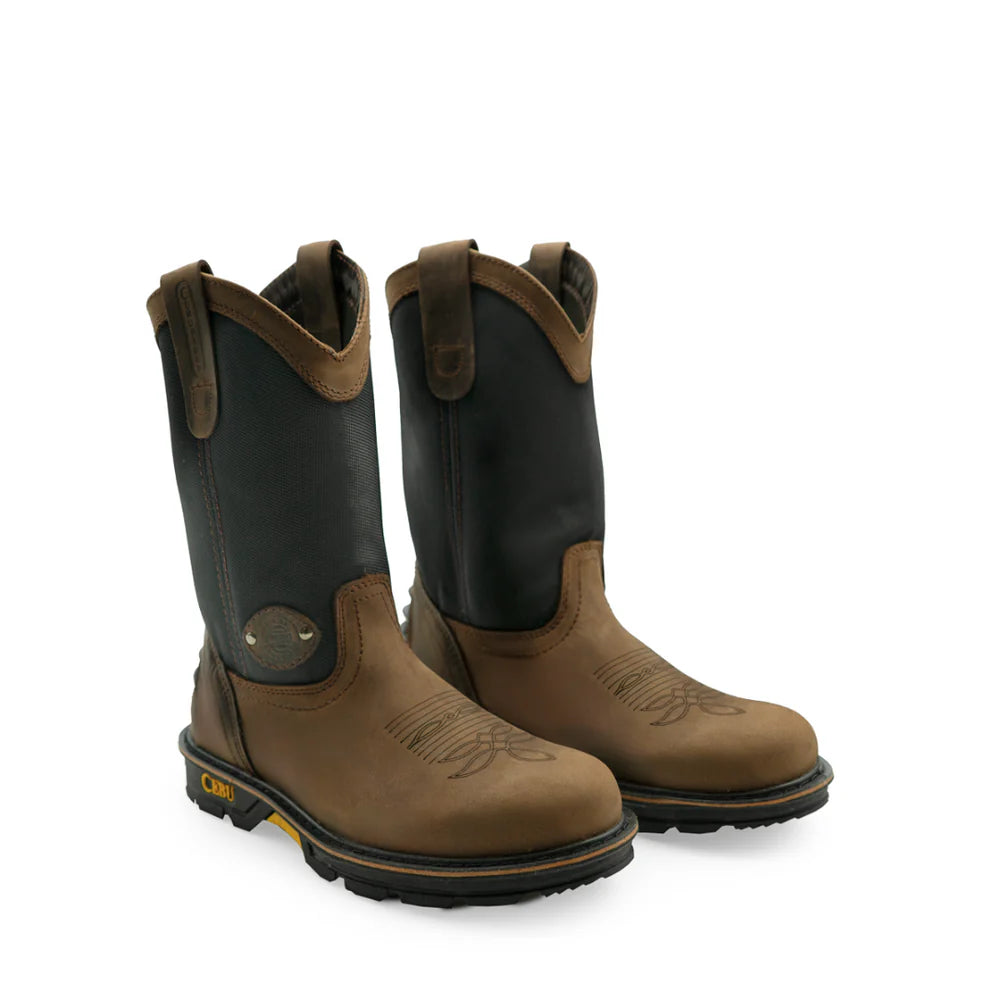 Cebu HL100 Lightweight Pull On 10" Work Boots - Soft Toe