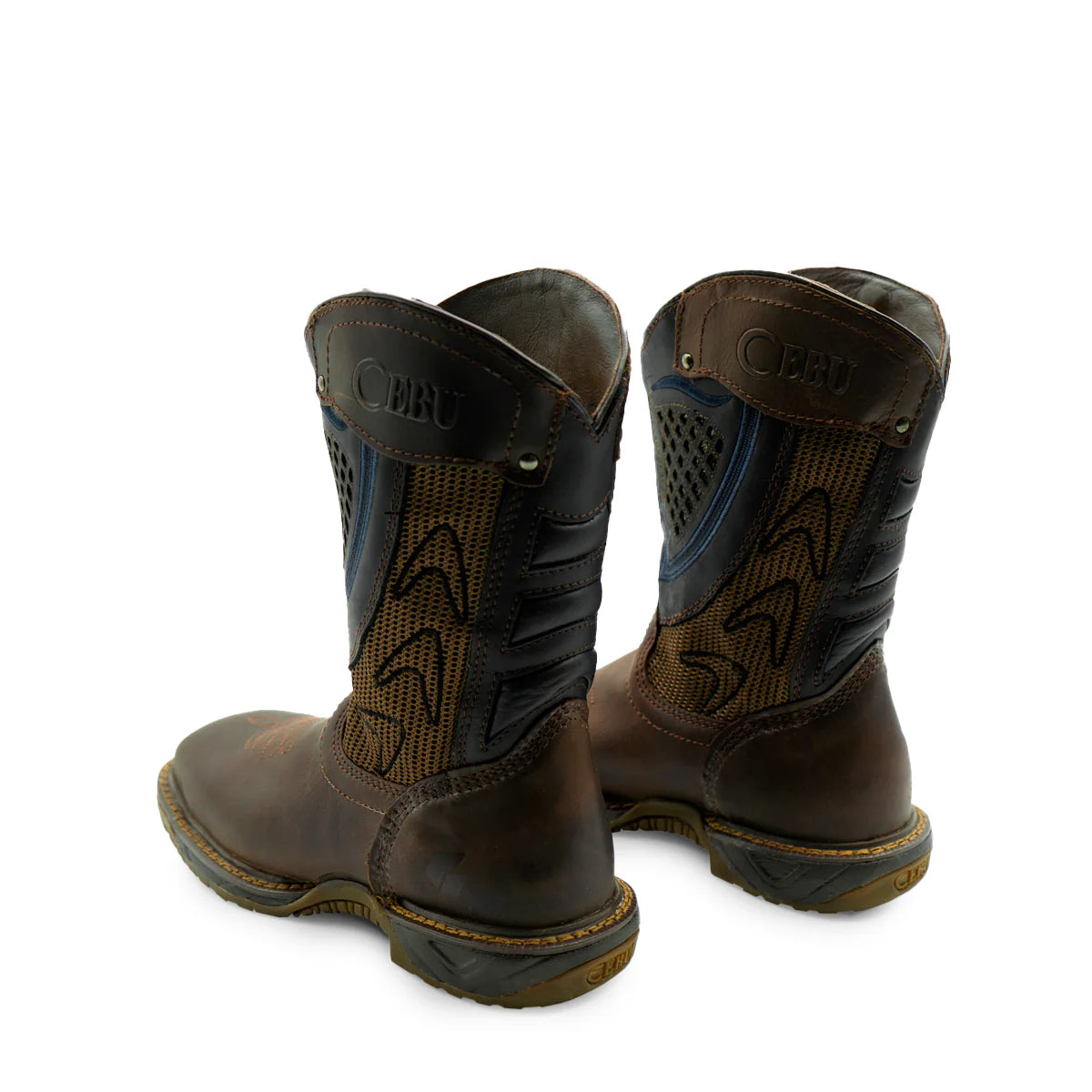Cebu Ranger Wellington Pull On 10" Square Toe Work Boots - Steel Toe