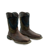 Cebu Ranger Wellington Pull On 10" Square Toe Work Boots - Steel Toe