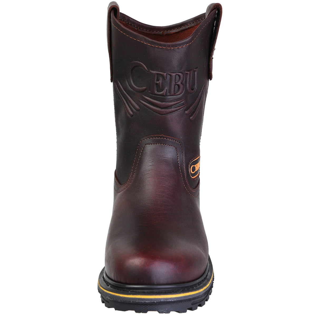 Cebu Tractor Heavy Duty Pull On 10" Work Boots - Steel Toe