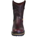 Cebu Tractor Heavy Duty Pull On 10" Work Boots - Steel Toe