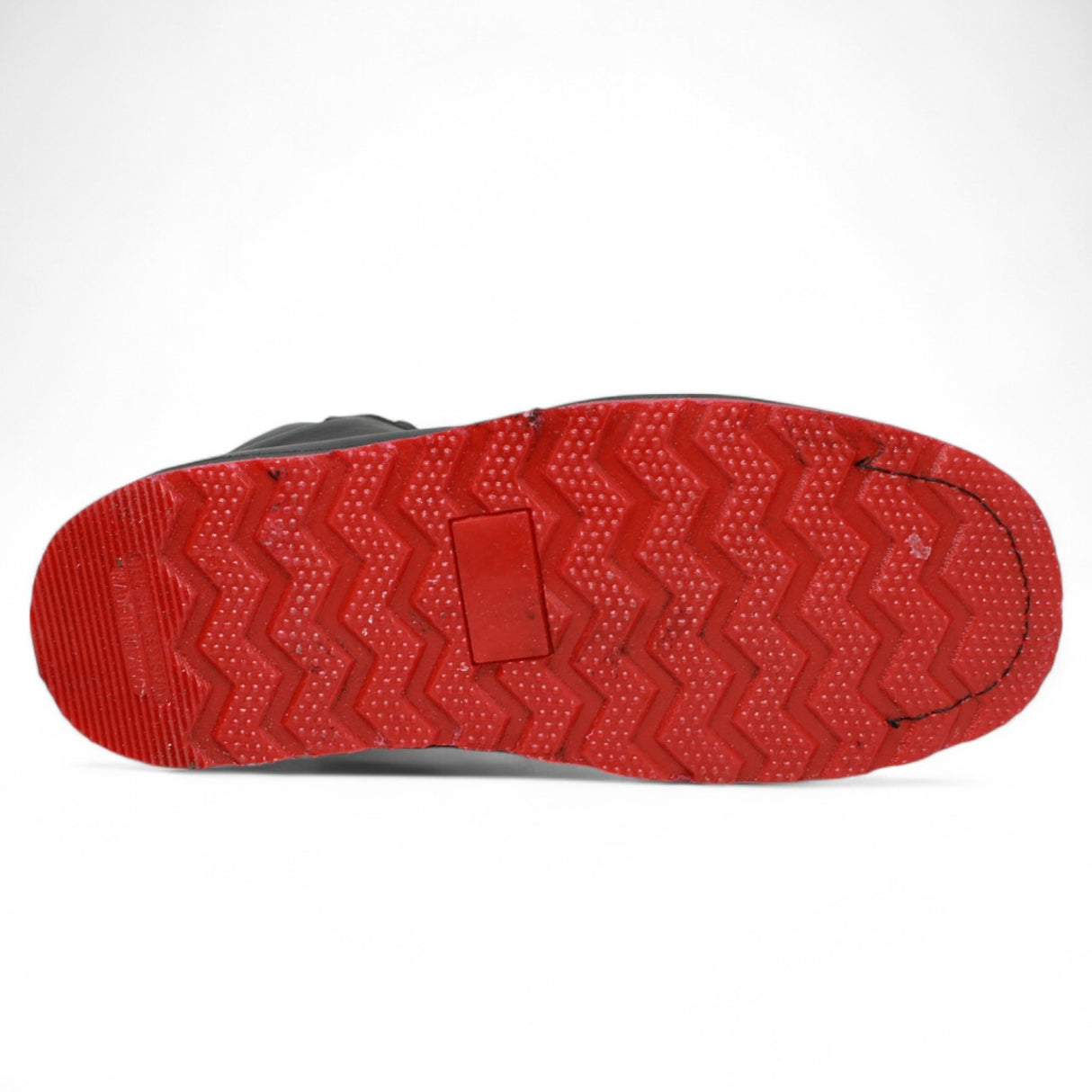 Petatillo Square Toe Double Density Work Shoes with Double Zipper - Black