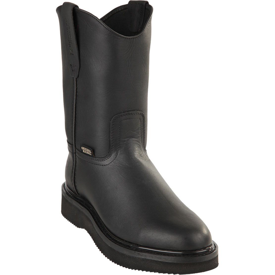 Original Michel Genuine Leather Mil Rayas Work Boots - Soft Toe (Black)