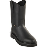 Original Michel Genuine Leather Mil Rayas Work Boots - Soft Toe (Black)