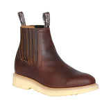 Establo Genuine Leather Ankle Work Boots - Soft Toe (Honey)