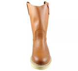 Establo Genuine Leather Mil Rayas Pull-On Work Boots - Soft Toe