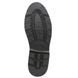 Zapatos de trabajo Establo de cuero genuino con puntera de mocasín y cordones - Punta suave